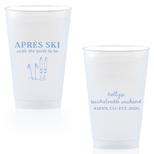 The Bride To Be Après Cup is perfect for destination bachelorette parties! Memorialize your special event with a high quality cup of your style choice printed in the color that best matches your taste. Personalize the text to convey all the important details and any well wishes for honored guests.