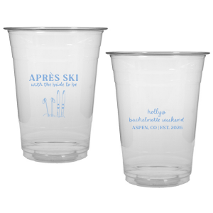 The Bride To Be Après Cup is perfect for destination bachelorette parties! Memorialize your special event with a high quality cup of your style choice printed in the color that best matches your taste. Personalize the text to convey all the important details and any well wishes for honored guests.