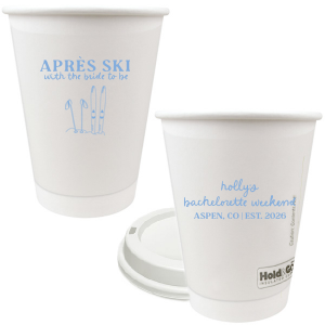 The Bride To Be Après Cup is perfect for destination bachelorette parties! Memorialize your special event with a high quality cup of your style choice printed in the color that best matches your taste. Personalize the text to convey all the important details and any well wishes for honored guests.
