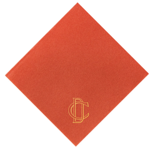 Craft your love's emblem with the Linked Initials Wedding Napkin, intertwining your initials in a bespoke symbol of unity. This personalized monogram adds an intimate and creative touch to your wedding, symbolizing two lives joining as one.