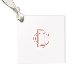 Add a personal touch to your thank-you gifts with the Linked Initials Wedding Tag. Featuring the timeless design of intertwined initials forming an unbreakable chain, these tags symbolize enduring gratitude. A personalized detail that elevates your appreciation and showcases your eye for elegance.