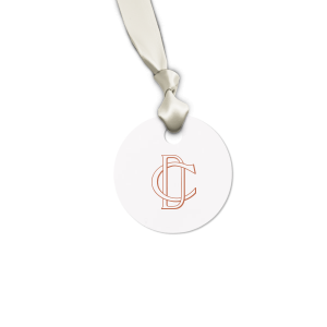 Add a personal touch to your thank-you gifts with the Linked Initials Wedding Tag. Featuring the timeless design of intertwined initials forming an unbreakable chain, these tags symbolize enduring gratitude. A personalized detail that elevates your appreciation and showcases your eye for elegance.