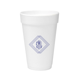 Elevate your event with the Prism Frame Monogram Cup. This mesmerizing design features layered 3D squares creating a prism effect, with your monogram elegantly framed at the center. It’s an artistic blend of sophistication and optical enchantment—perfect for a truly memorable celebration.