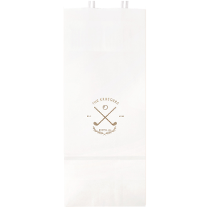Send guests home from your summertime party with the Family Name Tennis Gift Bag from our Country Club collection. The sporty and sleek design gives off club house vibes, perfect for making your guests feel extra special. Customize the design with you own text and choice of color and styles to best match your unique tastes.