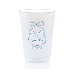 Pair your next party event with the stylish Swan Lovers Cup. The elegant design features two swans mirroring your own partnership. Customize the cup in your choice of style and color to best reflect you and your partner's unique love.