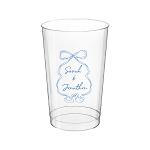 Pair your next party event with the stylish Swan Lovers Cup. The elegant design features two swans mirroring your own partnership. Customize the cup in your choice of style and color to best reflect you and your partner's unique love.
