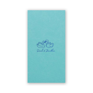 For when you need party favors or thank you cards, the Swan Lovers Gift Enclosure is perfect for your next momentous life event. The lovely swan graphic reflects you and your own partner's fidelity and love, providing a unique memento for your guests. Customize in the choice of color and style to best show your gratitude! 