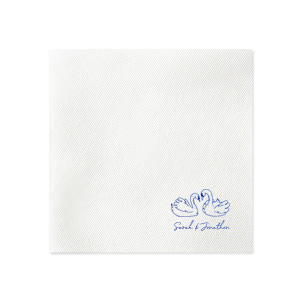 Pair your next momentous life event with the Swan Lovers Napkin. Customize the design with your choice of napkin style and color to best match your party vibe. Perfect for weddings, anniversaries, engagements or any other special ocassion!