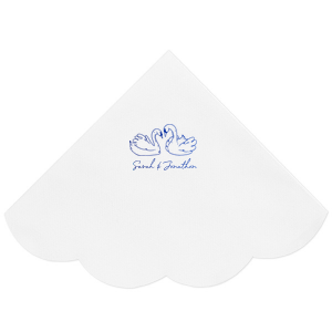 Pair your next momentous life event with the Swan Lovers Napkin. Customize the design with your choice of napkin style and color to best match your party vibe. Perfect for weddings, anniversaries, engagements or any other special ocassion!