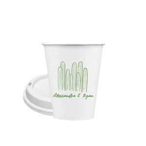 Cool down at your summertime party event with the Southwest Cactus Cup. Featuring a screen print of hand-drawn cactuses above customizable text, the cup is available in your choice of styles and colors to best match your party's unique vibes.