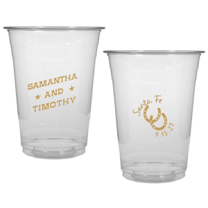 Get wild and rowdy with the customizable Giddy-Up Western Cup. Personalize the text with the names of your favorite cowpokes in the ink color of your choice. Perfect for sipping cool refreshments during blistering summer hoedowns. 