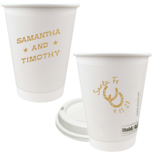 Get wild and rowdy with the customizable Giddy-Up Western Cup. Personalize the text with the names of your favorite cowpokes in the ink color of your choice. Perfect for sipping cool refreshments during blistering summer hoedowns. 