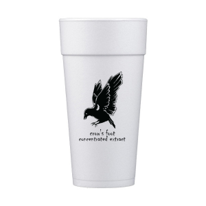 Sneak a taste of the witch's brew with the Crow's Foot Cup. Featuring a simple and classic design sure to be a hit at any Halloween event at home or in the office. 