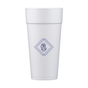 Elevate your event with the Prism Frame Monogram Cup. This mesmerizing design features layered 3D squares creating a prism effect, with your monogram elegantly framed at the center. It’s an artistic blend of sophistication and optical enchantment—perfect for a truly memorable celebration.