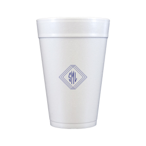 Elevate your event with the Prism Frame Monogram Cup. This mesmerizing design features layered 3D squares creating a prism effect, with your monogram elegantly framed at the center. It’s an artistic blend of sophistication and optical enchantment—perfect for a truly memorable celebration.