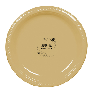 Our new popular custom Cosmic Space Party Plate will add that special attention to detail that cannot be overlooked. Celebrate with your closest ones with customized items. Order today, party later!