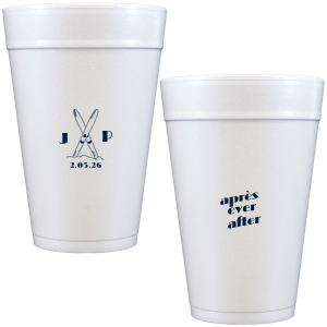 Enjoy a cool beverage after hitting the slopes served in the Après Ever After Cup. The sporty design is perfect for when you need a referesher at home or on holiday. Customize the design to give it your own unique and personalized touch.