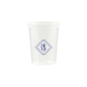 Elevate your event with the Prism Frame Monogram Cup. This mesmerizing design features layered 3D squares creating a prism effect, with your monogram elegantly framed at the center. It’s an artistic blend of sophistication and optical enchantment—perfect for a truly memorable celebration.