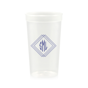 Elevate your event with the Prism Frame Monogram Cup. This mesmerizing design features layered 3D squares creating a prism effect, with your monogram elegantly framed at the center. It’s an artistic blend of sophistication and optical enchantment—perfect for a truly memorable celebration.