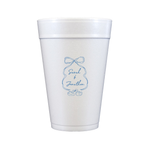Pair your next party event with the stylish Swan Lovers Cup. The elegant design features two swans mirroring your own partnership. Customize the cup in your choice of style and color to best reflect you and your partner's unique love.