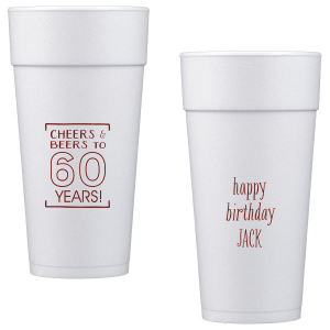 Celebrate birthdays in style with the Cheers & Beers Birthday Cup. This lively design brings together cheers, beers, and heartfelt wishes, making it the perfect way to honor the birthday person and toast to their special day.