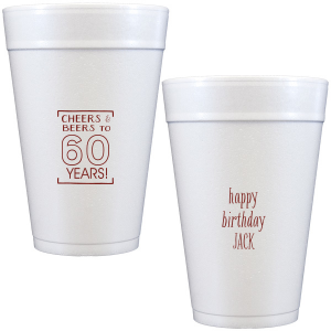 Celebrate birthdays in style with the Cheers & Beers Birthday Cup. This lively design brings together cheers, beers, and heartfelt wishes, making it the perfect way to honor the birthday person and toast to their special day.