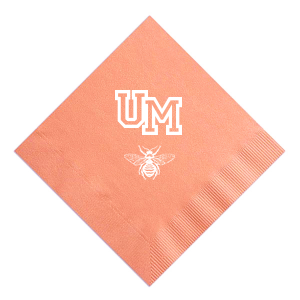 Our beautiful custom Cranberry Cocktail Napkin with Shiny 18 Kt Gold Foil has a Bee graphic and is good for use in Animals themed parties and will look fabulous with your unique touch. Your guests will agree!