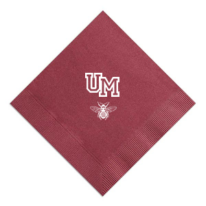 Our beautiful custom Cranberry Cocktail Napkin with Shiny 18 Kt Gold Foil has a Bee graphic and is good for use in Animals themed parties and will look fabulous with your unique touch. Your guests will agree!