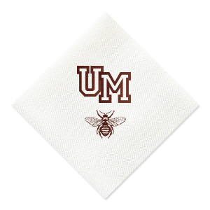 Our beautiful custom Cranberry Cocktail Napkin with Shiny 18 Kt Gold Foil has a Bee graphic and is good for use in Animals themed parties and will look fabulous with your unique touch. Your guests will agree!