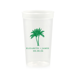 The Romantic Beach Vibes Cup is sure to turn your next party event into a summertime smash! Available in your choice of ink printed colors and customizable text, the party cup is easy to make your own.