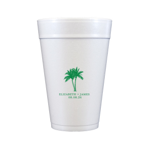 The Romantic Beach Vibes Cup is sure to turn your next party event into a summertime smash! Available in your choice of ink printed colors and customizable text, the party cup is easy to make your own.