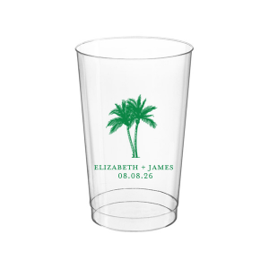 The Romantic Beach Vibes Cup is sure to turn your next party event into a summertime smash! Available in your choice of ink printed colors and customizable text, the party cup is easy to make your own.