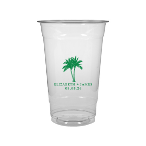 The Romantic Beach Vibes Cup is sure to turn your next party event into a summertime smash! Available in your choice of ink printed colors and customizable text, the party cup is easy to make your own.