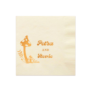 Add a touch of magic to your next special occasion with the Enchanted Mushroom Names Napkin. Customize the design with your choices of colors and styles, guaranteeing a memento that's as one of a kind as you are!