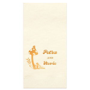 Add a touch of magic to your next special occasion with the Enchanted Mushroom Names Napkin. Customize the design with your choices of colors and styles, guaranteeing a memento that's as one of a kind as you are!