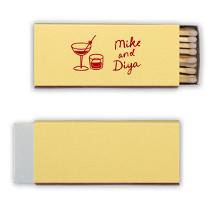 Strike up a memorable time with the Cocktail Hour Couples Cup. Featuring text personalized to your name in the foil stamp and box paper color of your choice, the classic design is perfect for anniversaries, retirements and engagements!