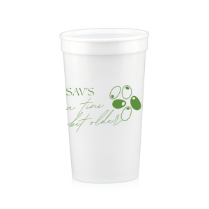 Celebrate another year with the A Tini Bit Older Birthday Cup. The devilishly clever design is customizable in the screen print ink color and cup style of your choice. 