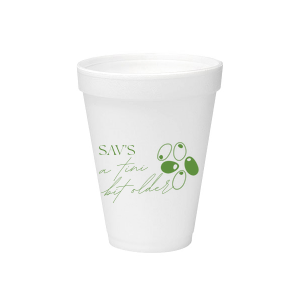 Celebrate another year with the A Tini Bit Older Birthday Cup. The devilishly clever design is customizable in the screen print ink color and cup style of your choice. 