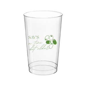Celebrate another year with the A Tini Bit Older Birthday Cup. The devilishly clever design is customizable in the screen print ink color and cup style of your choice. 