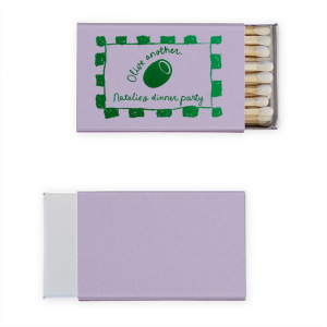 Celebrate another year around the globe with the Olive Another Birthday Matchbook. Customize the stylish design with your choice of foil stamp and paper colors to create a one of a kind memento for remembering the good times.
