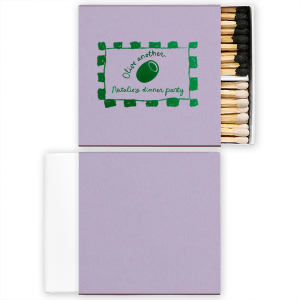 Celebrate another year around the globe with the Olive Another Birthday Matchbook. Customize the stylish design with your choice of foil stamp and paper colors to create a one of a kind memento for remembering the good times.