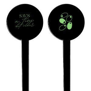 Stick with a classic with the A Tini Bit Older Birthday Stir Stick. Featuring customizable text in your choice of foil stamp colors, the funny stir stick makes for a perfect drinkware accessory. 