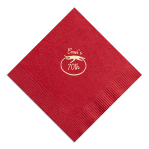 Show your ripeness with the Tomato Birthday Napkin. The botanical design is perfect for summer time garden birthdays, family dinners or any other celebratory occasion. Customize the design in your choice of colors, styles and text to make a design as unique as yourself.