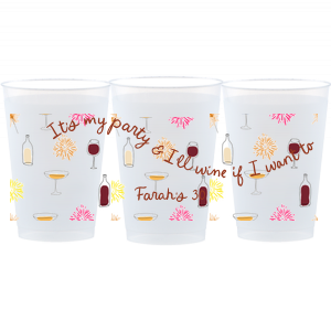 For when you're throwing the biggest party and you want everyone to know it, you can't get much better than the It's My Party Cup. The colorful screen-printed cup features customizable text to easily add a personal touch. Create a design as unique as you today!