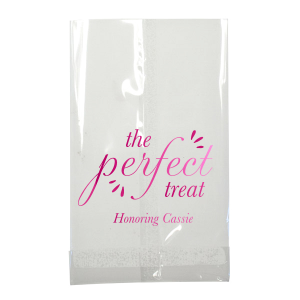 Send guests home with a sweet reminder using The Perfect Treat Bag. Featuring “perfect” in a charming script with festive sparks, it’s more than just a bag—it’s a heartfelt gesture. Ideal for any celebration, it elegantly wraps treats in a simple yet striking statement of appreciation.