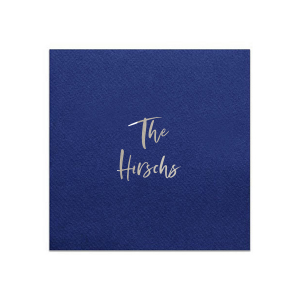 The ever-popular Slate Cocktail Napkin with Matte White Foil are a must-have for your next event—whatever the celebration!