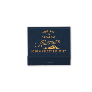 Spark romance with the You Are My Greatest Adventure Matchbook. Celebrate a love as enduring as the mountains—perfect for couples whose relationship is their most cherished journey.