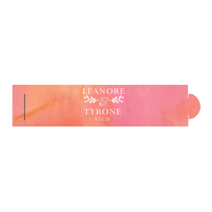 Romantic Names Favor Napkin Ring (Foil)