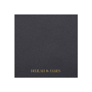 Bring an air of elegance to your next party event with the Deluxe Couples Name Napkin. Customize the text with your choice of color and napkin style to elevate your function to the next level. The napkin design is perfect for momentous weddings, important anniversaries or even cozy home entertainment. 