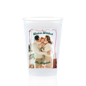 Fill up on holiday cheer this season with the Warm Wishes Custom Photo Cup. Featuring your custom photo uploaded onto a high quality cup, the festive drinkware is perfect for home entertainment with your family during the holiday season. 